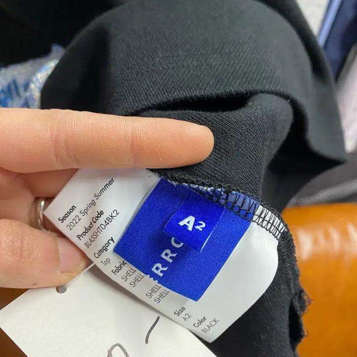 [BUNJANG] Ader Error B4160 T-shirt / 아더에러 멀티패치 블랙 반팔티 B4160