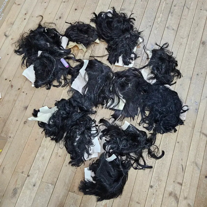 [BUNJANG] Wig Bundle Set (3) / 미용가발, 연습가발 일괄(3)