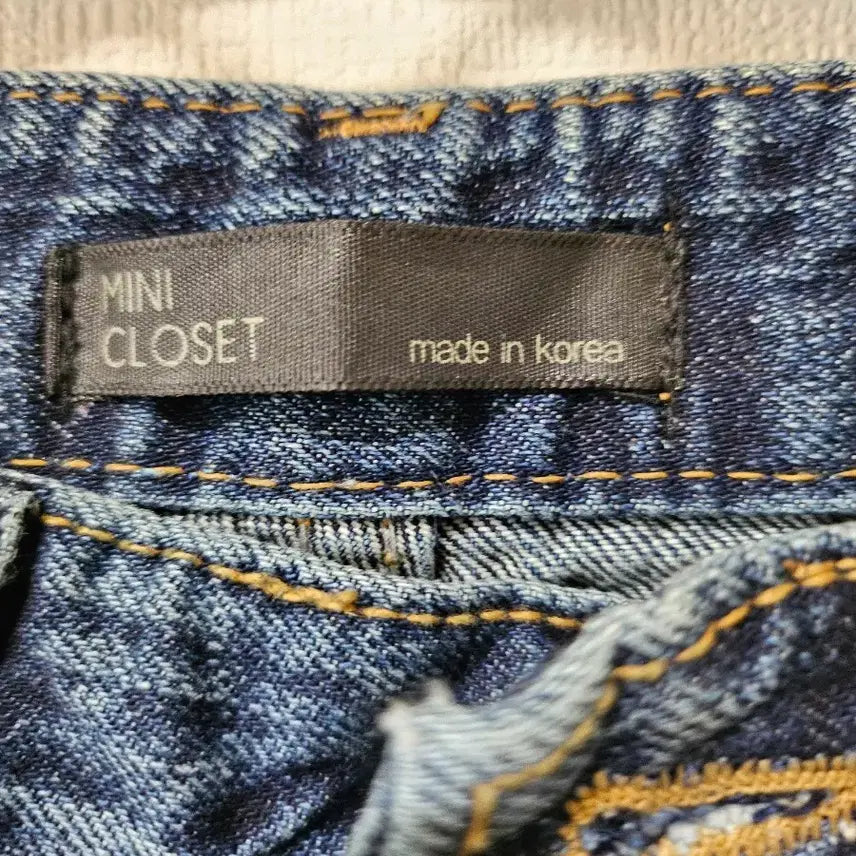 [BUNJANG] Denim Jeans S / 새상품 데미지 워싱 데님 청바지 s