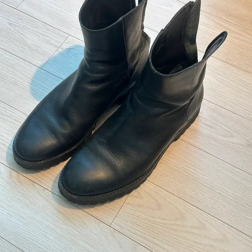[BUNJANG] Arket Black Leather Ankle Boots (Size 41) / 아르켓 블랙 가죽 앵클 부츠 (41size)