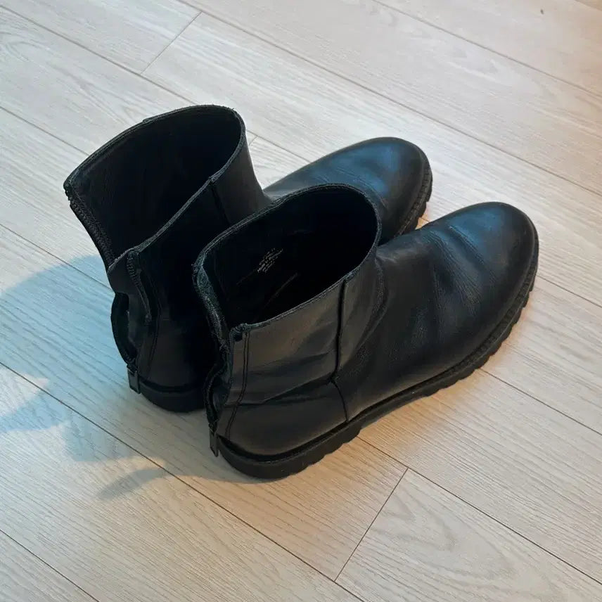 [BUNJANG] Arket Black Leather Ankle Boots (Size 41) / 아르켓 블랙 가죽 앵클 부츠 (41size)