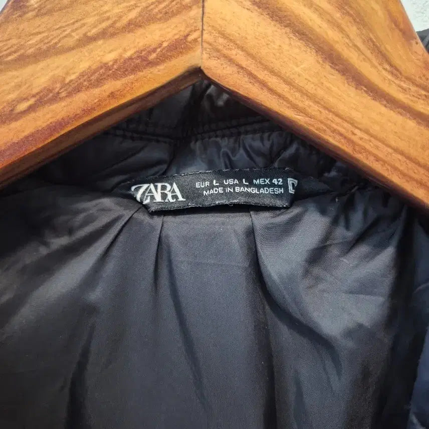 [BUNJANG] ZARA Quilted Jacket (Black, L) / ZARA 남성 퀼팅 자켓 블랙 색상 L