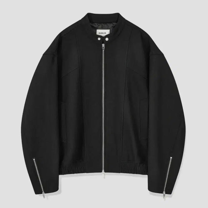 [BUNJANG] KIMUEROO WOOL Blouson / 키뮤어 울 (WOOL) 숏카라 블루종 블랙