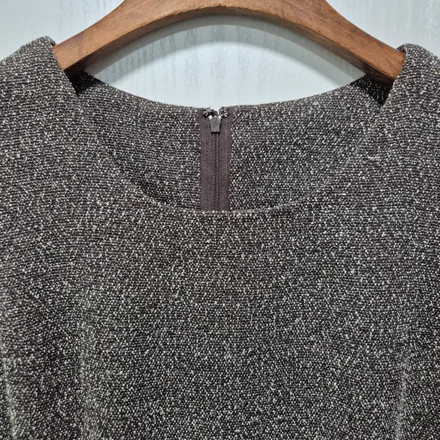 [BUNJANG] Sleeveless Dress / 브라운 톤 슬리브리스 원피스