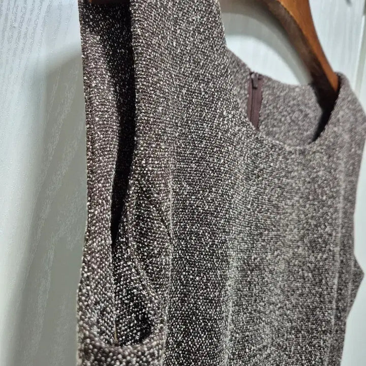 [BUNJANG] Sleeveless Dress / 브라운 톤 슬리브리스 원피스