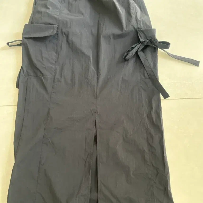 [BUNJANG] Prada Long Skirt (New) / 블랙 프라다원단 렁 스커트(새상품)