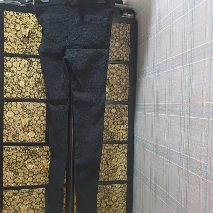 [BUNJANG] Black Skinny Pants Size M / 국산 블랙 쫄바지 스키니 바지 신축성아주좋음 싸이즈M