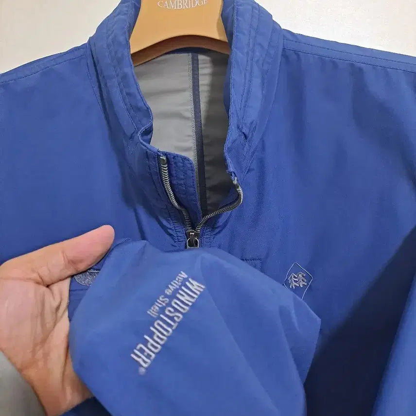 [BUNJANG] Kolon Maestro Windstopper Jacket (Blue, Size 100) / 코오롱 마에스트로 윈드스토퍼 블루 자켓 100사이즈