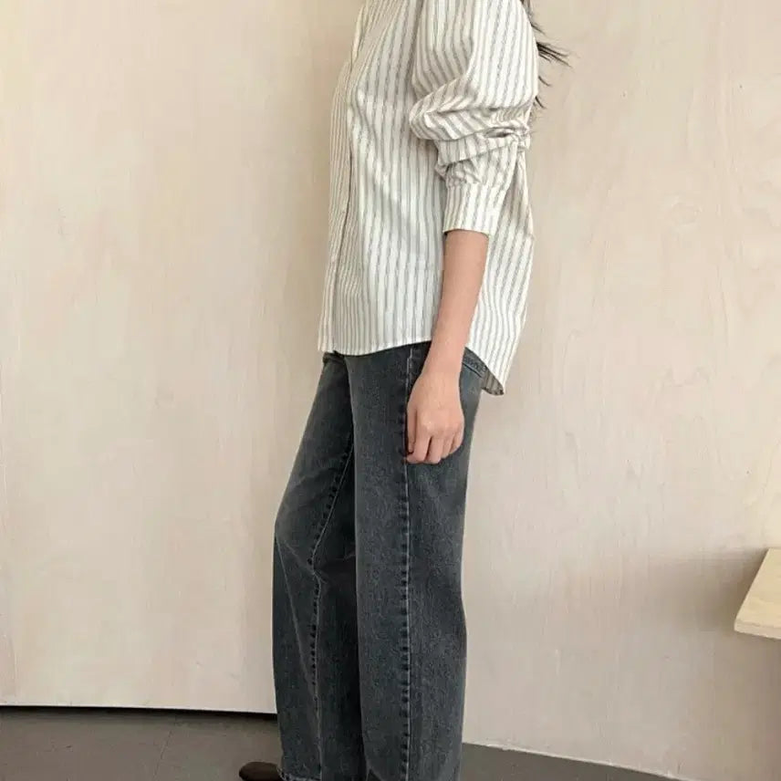 [BUNJANG] G(I)-DLE Stripe Shirt / 가내스라 스트라이프 셔츠