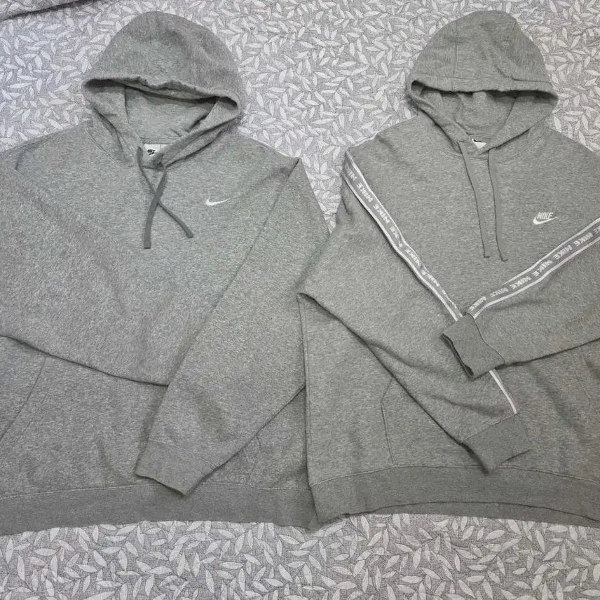 [BUNJANG] Nike Gray Hoodie / 나이키 회색 후드티 XXL, 3XL
