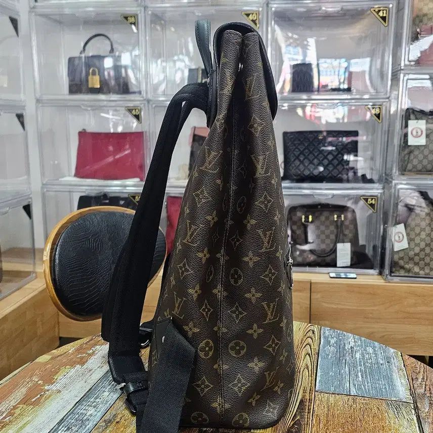 [BUNJANG] Louis Vuitton Pochette Makasar Canvas Backpack / 루이비통 포크파크 마카사르 캔버스 백팩
