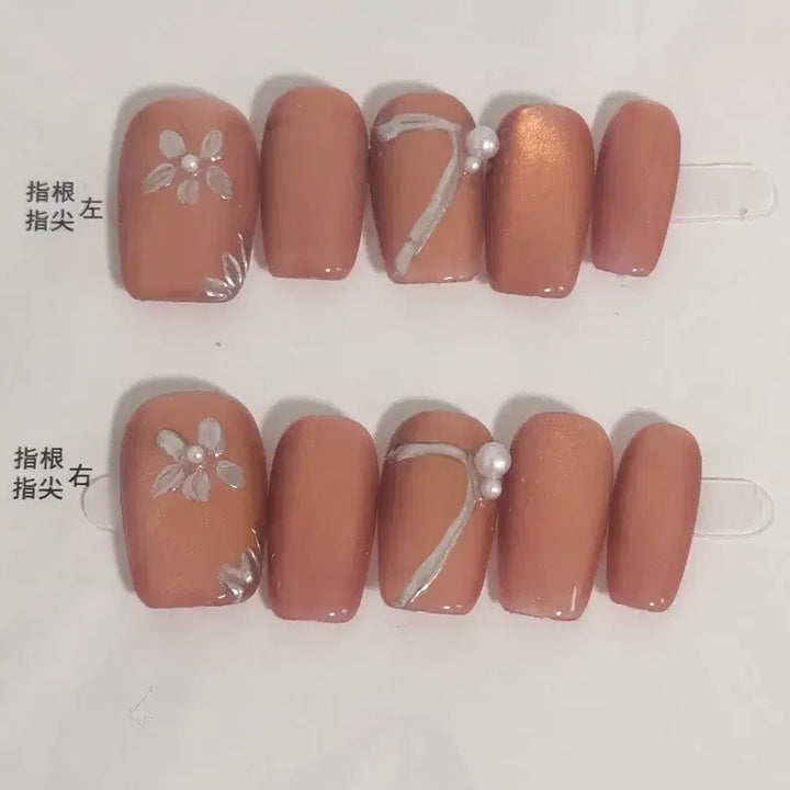 [BUNJANG] Handmade Nail Tip Set (5 Pieces) / 수제 네일팁 5종 세트 (새상품)