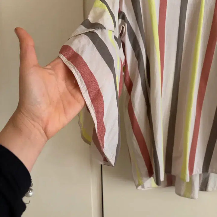 [BUNJANG] Oversized Blouse F55-77 / 타임 코튼 오버핏 블라우스F55-77