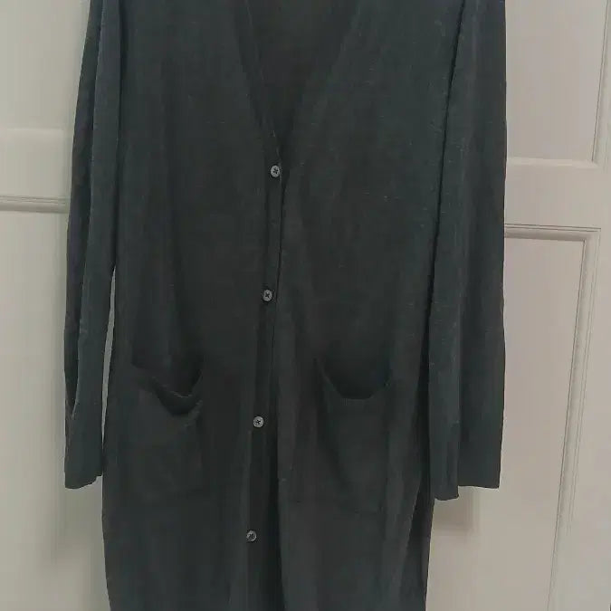 [BUNJANG] Beanpole Gray Cardigan 95 / 빈폴 롱 가디건 회색 95