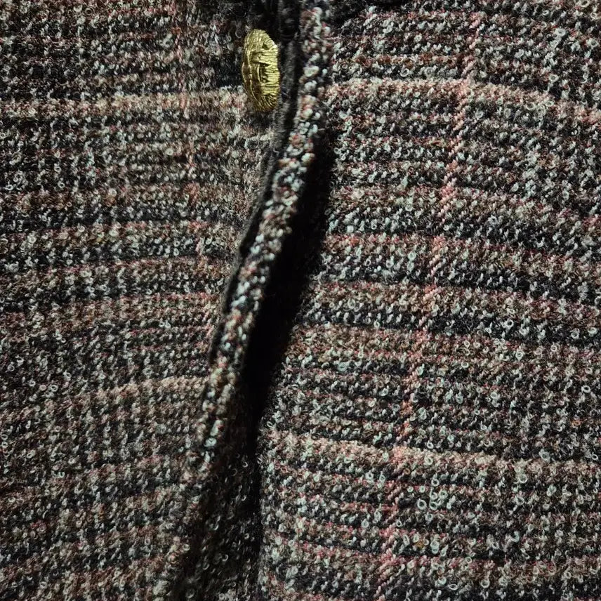 [BUNJANG] Branchi Ridge Brown Tweed Jacket / 브렌치릿지 브라운 트위드 자켓