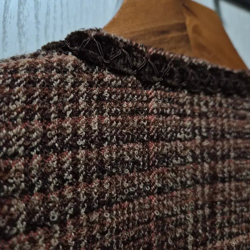 [BUNJANG] Branchi Ridge Brown Tweed Jacket / 브렌치릿지 브라운 트위드 자켓