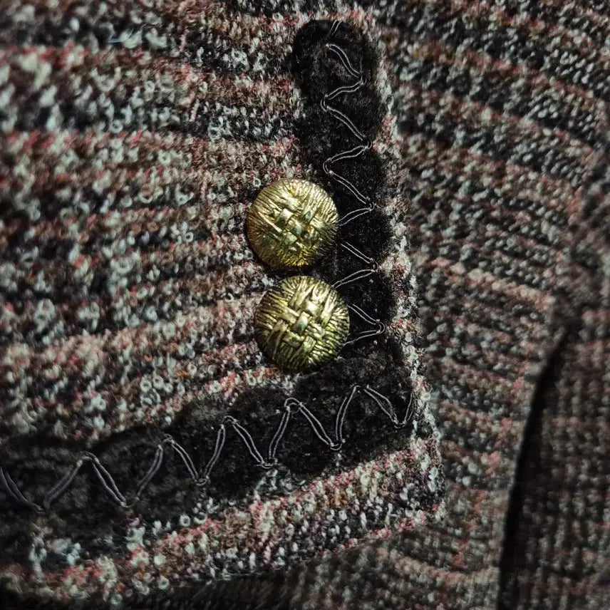 [BUNJANG] Branchi Ridge Brown Tweed Jacket / (세일)JPN빈티지 브라운 트위드 자켓