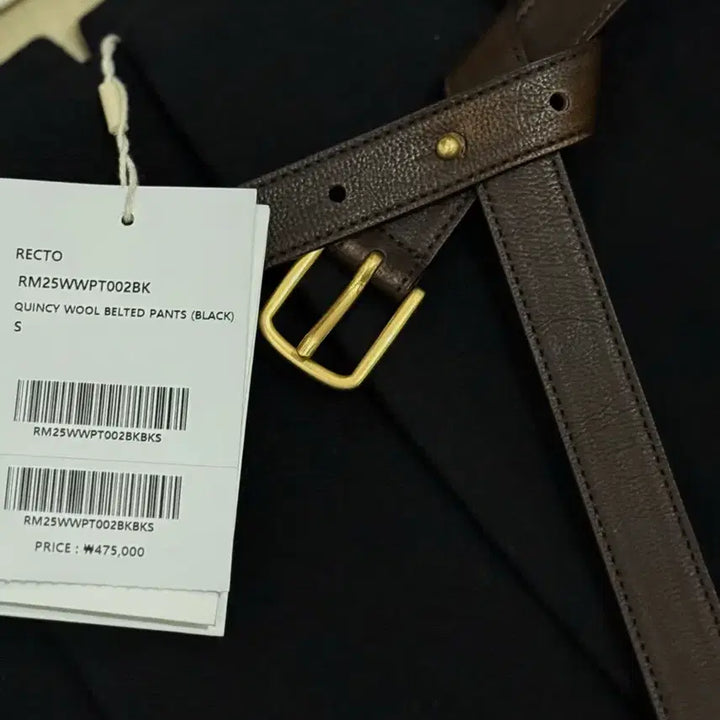 [BUNJANG] RECTO Quincy Pants Black / [S] 렉토 퀸시 팬츠 블랙