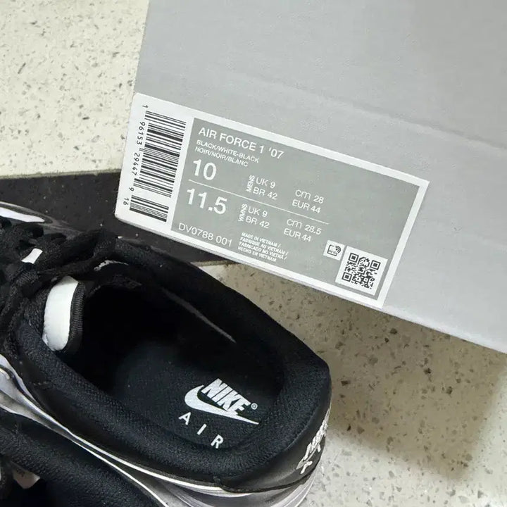 [BUNJANG] Nike Air Force Black White / 나이키 에어포스 블랙 화이트