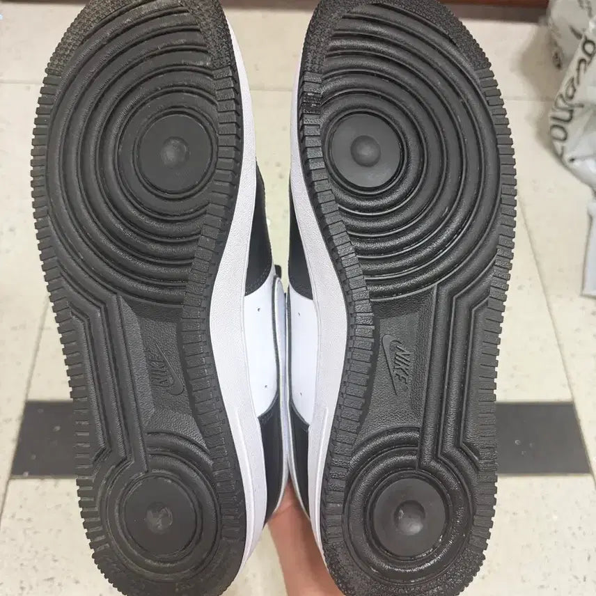 [BUNJANG] Nike Air Force Black White / 나이키 에어포스 블랙 화이트