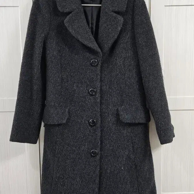 [BUNJANG] B'art Women's Wool Coat with Fox Fur / B'art 여성 모직 코트 폭스 퍼