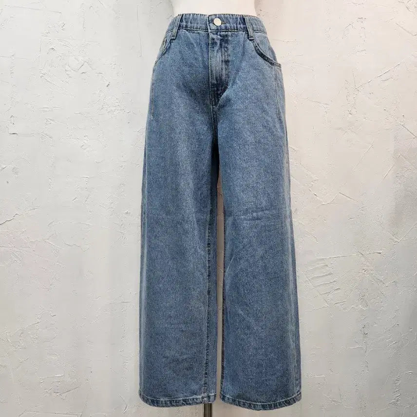 [BUNJANG] Wide Leg Pants (M/L) / 연청와이드바지/M  L