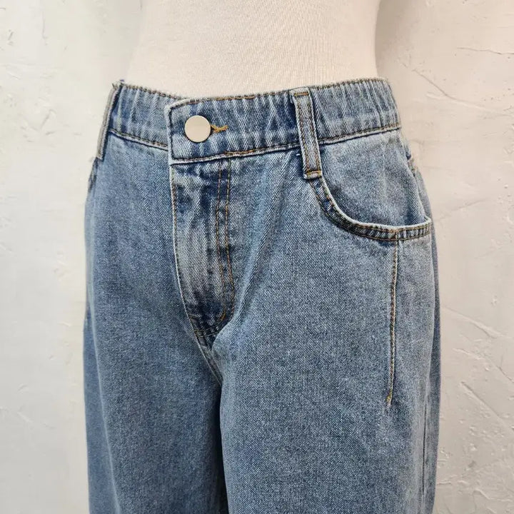 [BUNJANG] Wide Leg Pants (M/L) / 연청와이드바지/M  L