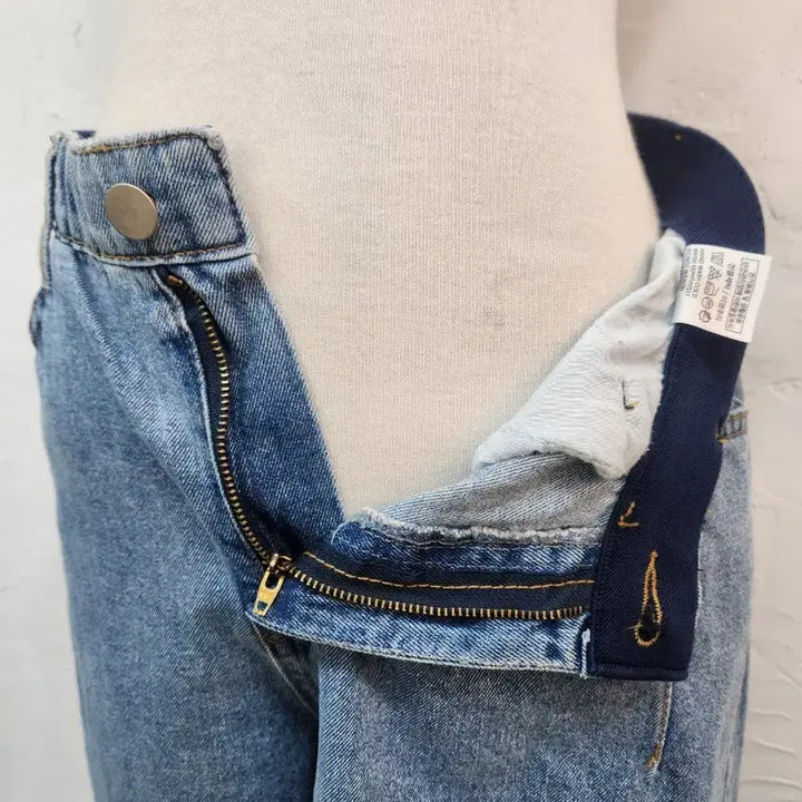 [BUNJANG] Wide Leg Pants (M/L) / 연청와이드바지/M  L