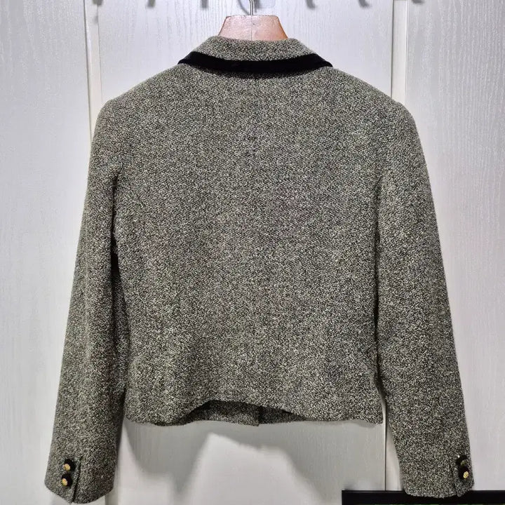 [BUNJANG] Bonne Nuit Tweed Velvet Point Jacket / (세일)JPN빈티지 본느리베 트위드 벨벳 포인트 자켓
