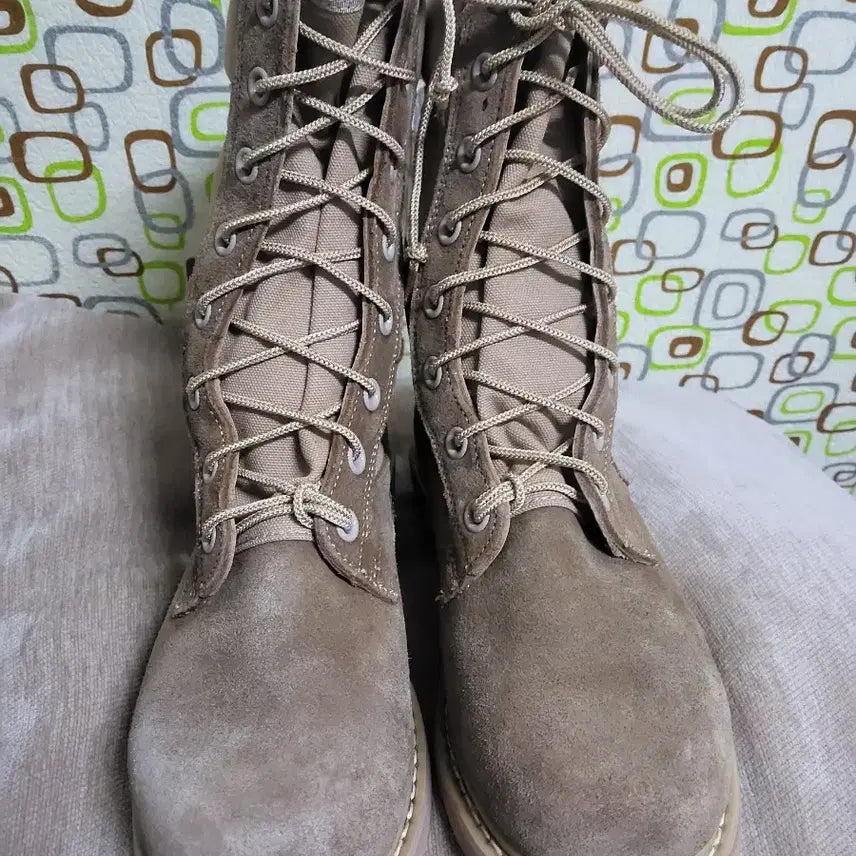 [BUNJANG] ROKA Zaytun Desert Combat Boots 255EE / 국군 자이툰 파병부대 사막화 255EE 신품