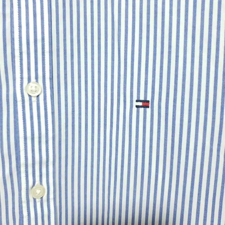 [BUNJANG] Tommy Hilfiger New York Fit Stripe Shirt / 타미힐피거 뉴욕핏 스트라이프 셔츠 S_M0836