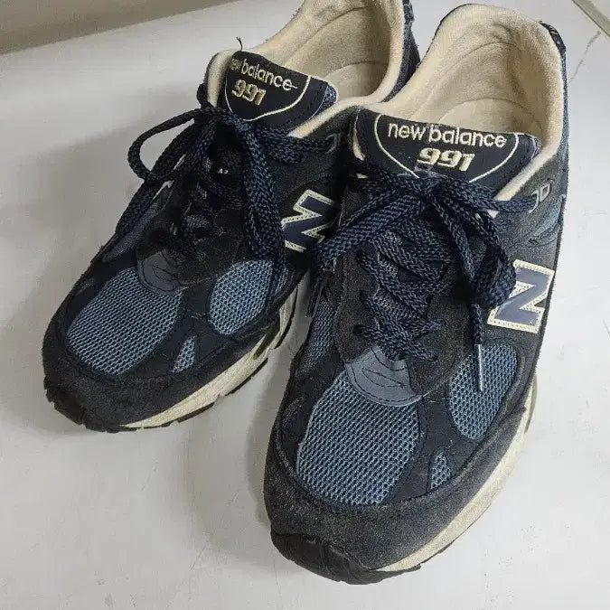 [BUNJANG] New Balance 991 Navy Sneakers / 뉴발란스 991 네이비