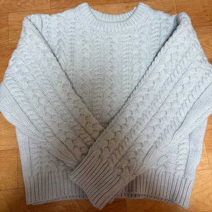 [BUNJANG] London Lace Pretzel Knit / 도매택 런던레이스 프레첼니트