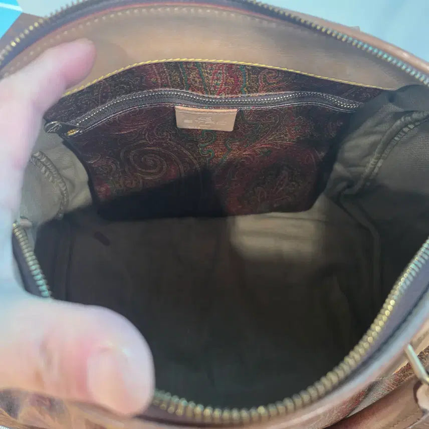 [BUNJANG] Tote Bag & Wallet Set / 에트로 가죽 토트백&지갑