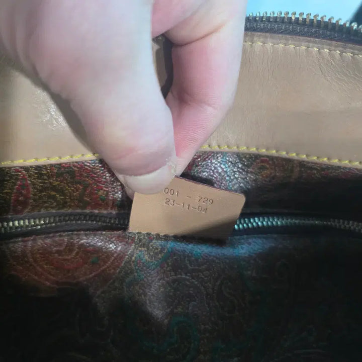 [BUNJANG] Tote Bag & Wallet Set / 에트로 가죽 토트백&지갑