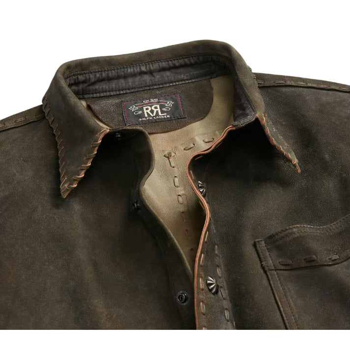 [BUNJANG] RRL Frontier Suede Western Shirt Jacket / 가격인하]RRL 프론티어 스웨이드 웨스턴 셔츠 자켓