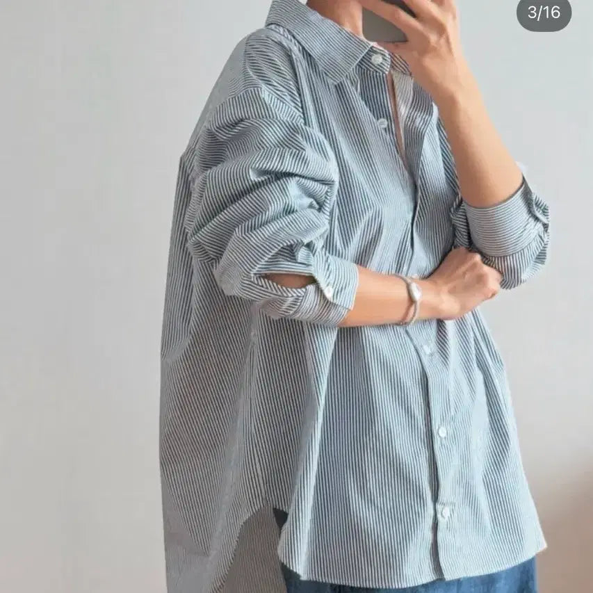 [BUNJANG] Paris & New York Flare Chic Shirt / 파리앤뉴욕 파뉴 플레어 시크셔츠