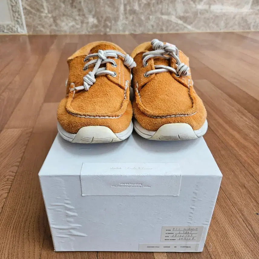 [BUNJANG] Visvim Hockney Folk Suede Orange (270) / 비즈빔 호크니 폴크 스웨이드 오렌지 270사이즈