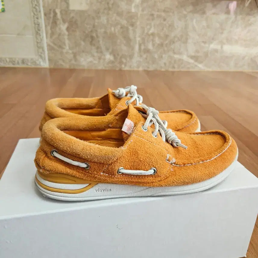[BUNJANG] Visvim Hockney Folk Suede Orange (270) / 비즈빔 호크니 폴크 스웨이드 오렌지 270사이즈