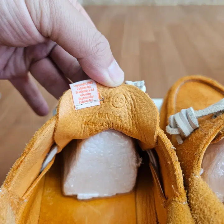 [BUNJANG] Visvim Hockney Folk Suede Orange (270) / 비즈빔 호크니 폴크 스웨이드 오렌지 270사이즈