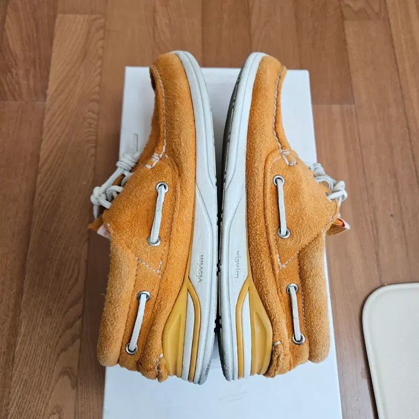 [BUNJANG] Visvim Hockney Folk Suede Orange (270) / 비즈빔 호크니 폴크 스웨이드 오렌지 270사이즈