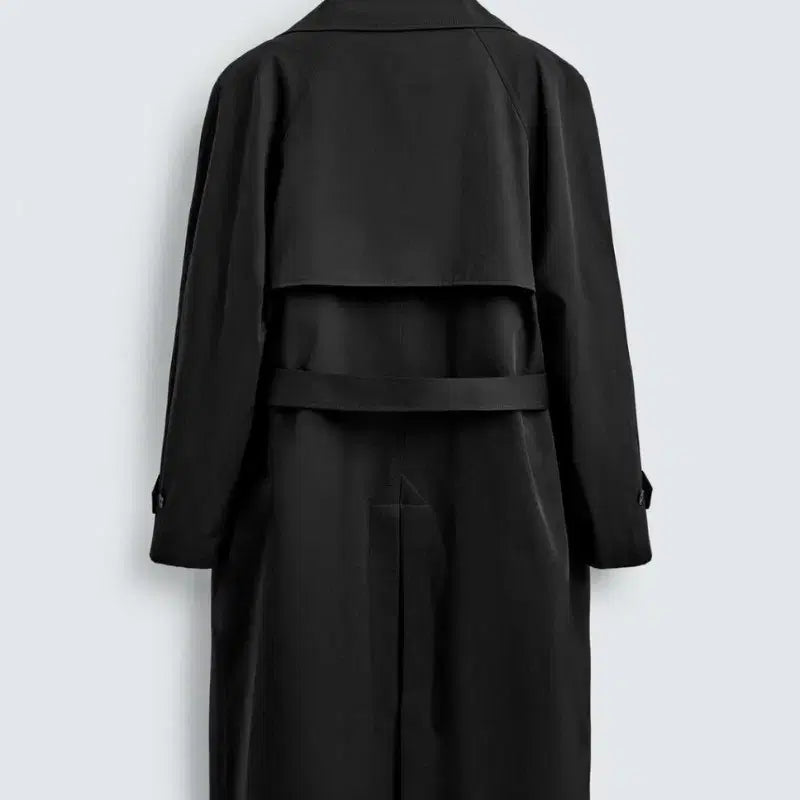 [BUNJANG] ZARA Water Repellent MANTECO Trench Coat Black L / 구매)자라(ZARA) 워터 레펠런트 MANTECO 트렌치 코트 블랙 L