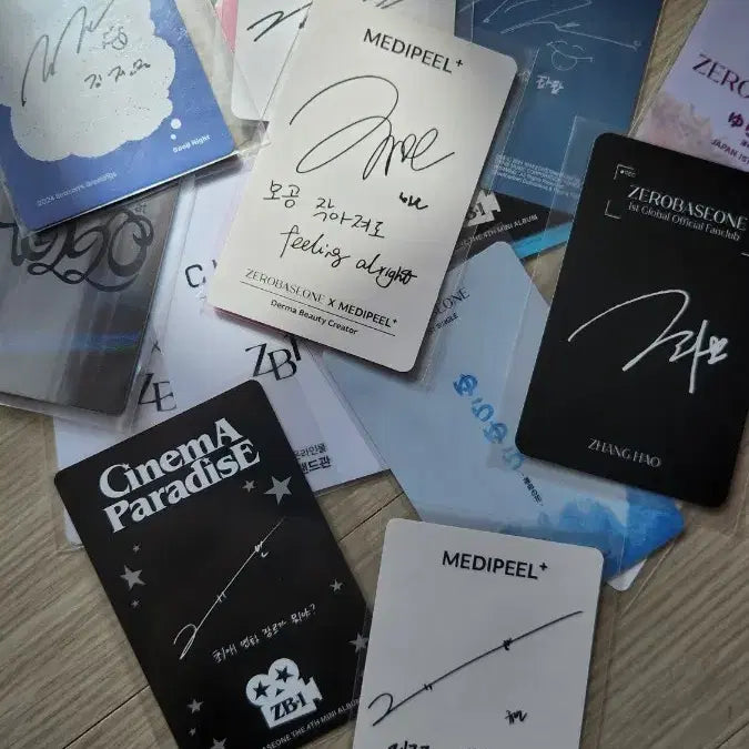 [SOLD OUT] 제베원 공식포카 일괄 장하오 김지웅 박건욱 김규빈 김태래 리키
