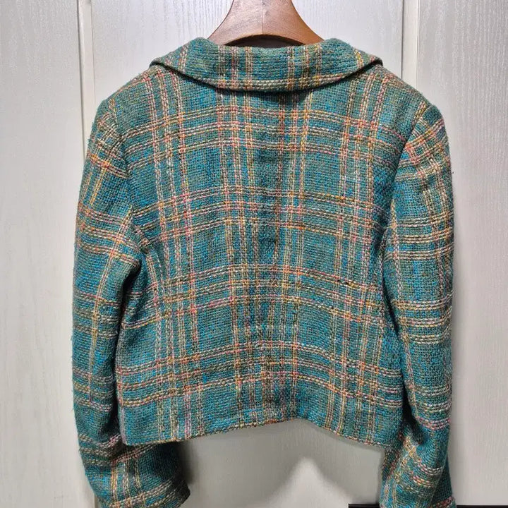 [BUNJANG] Borgoma Rose Tweed Check Jacket / (세일)JPN빈티지 Borgoma 로즈 트위드 체크 자켓