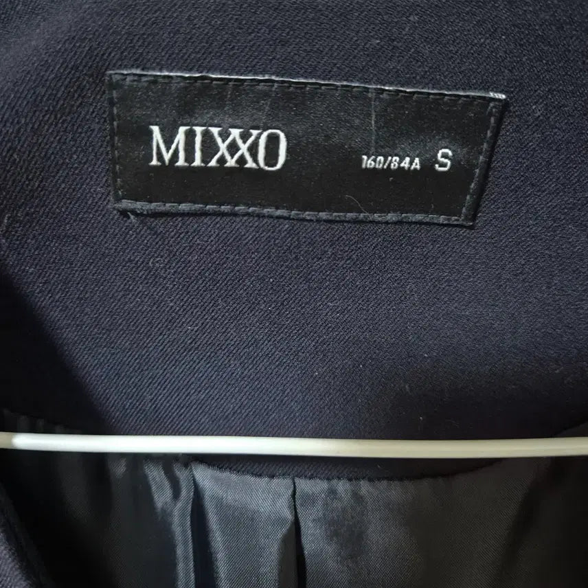 [BUNJANG] MISO Women's No Collar Coat Jacket (Size 66) / 미쏘 여성 노카라 네이비 코트 자켓(66)