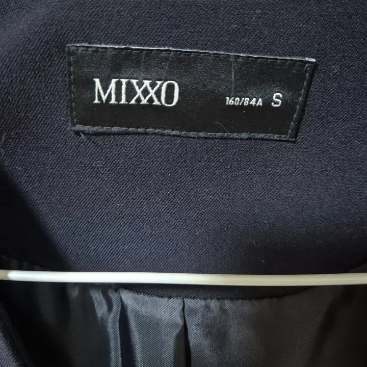 [BUNJANG] MISO Women's No Collar Coat Jacket (Size 66) / 미쏘 여성 노카라 네이비 코트 자켓(66)