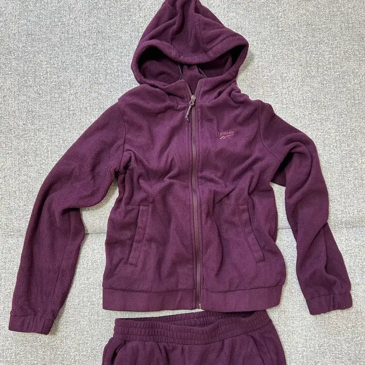 [BUNJANG] Purple Fleece Training Suit Set (55-66) / 퍼플 후리스 트레이닝복 세트 (55-66) 새제품 상태