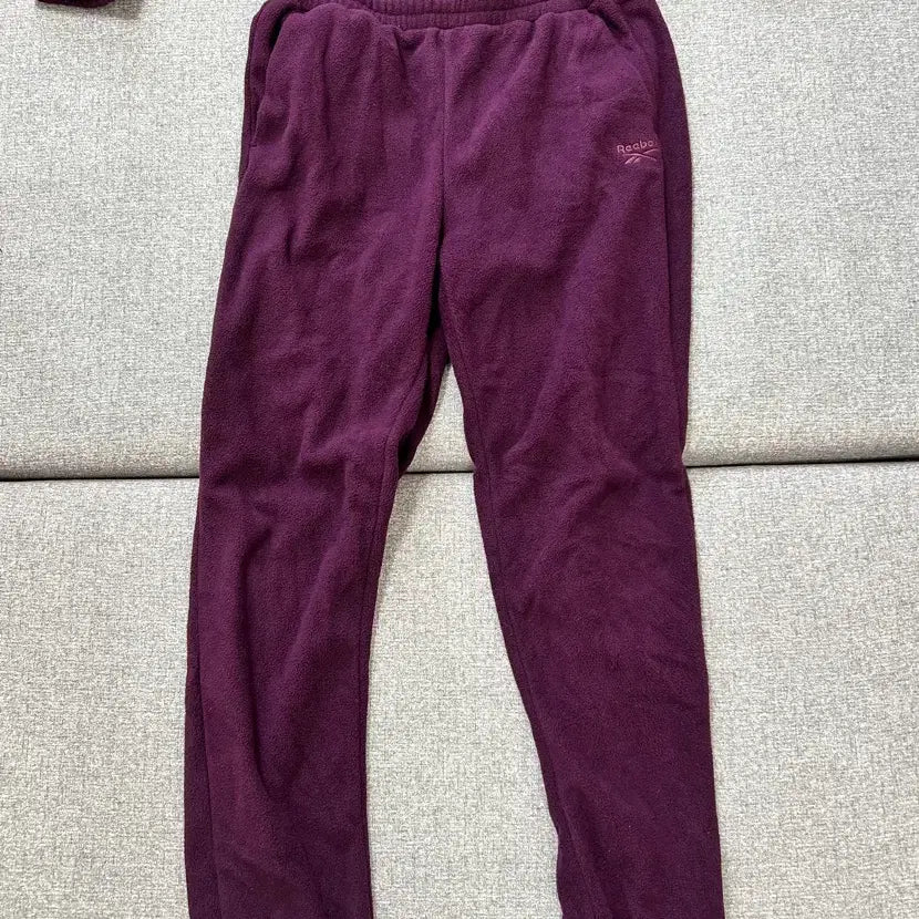 [BUNJANG] Purple Fleece Training Suit Set (55-66) / 퍼플 후리스 트레이닝복 세트 (55-66) 새제품 상태