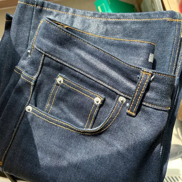 [BUNJANG] Tylre Wide Indigo Denim / (3) 타일레 와이드 인디고 데님