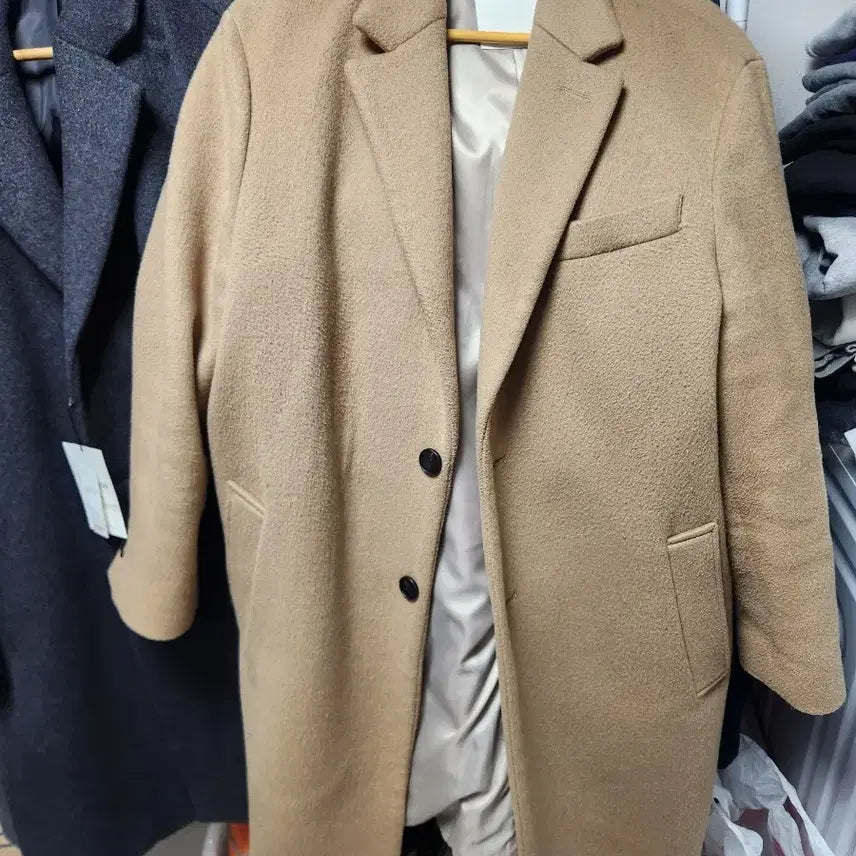 [BUNJANG] Anderson .Paak Wool Coat Beige / 앤더슨벨 울 코트 베이지